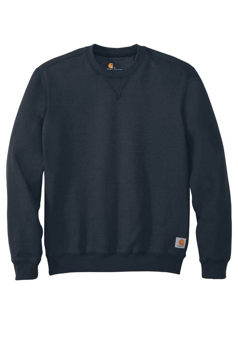 Carhartt® Midweight Crewneck Sweatshirt. CTK124 New Navy