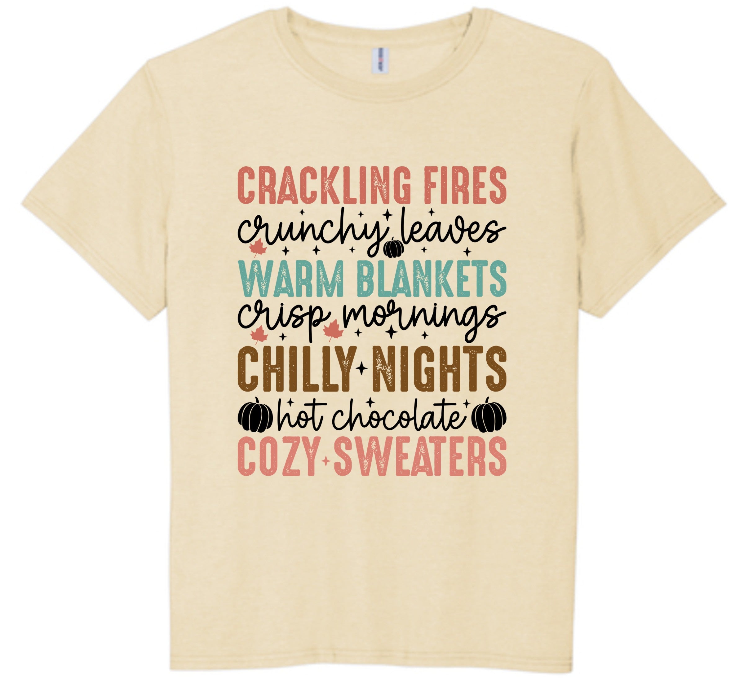 Halloween Crackling Fires Size 2X-4X Tee