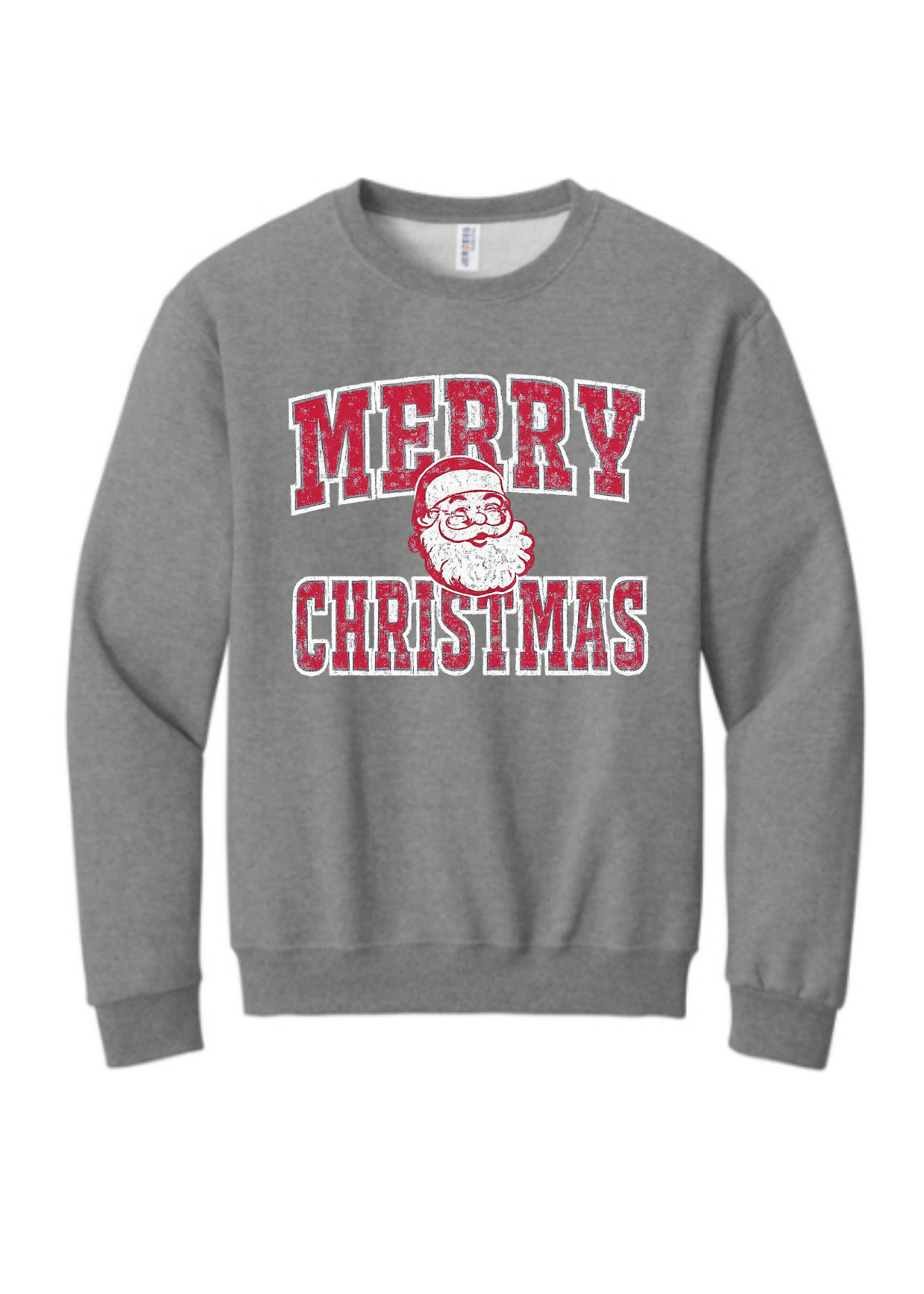 'Merry Christmas Santa Distressed