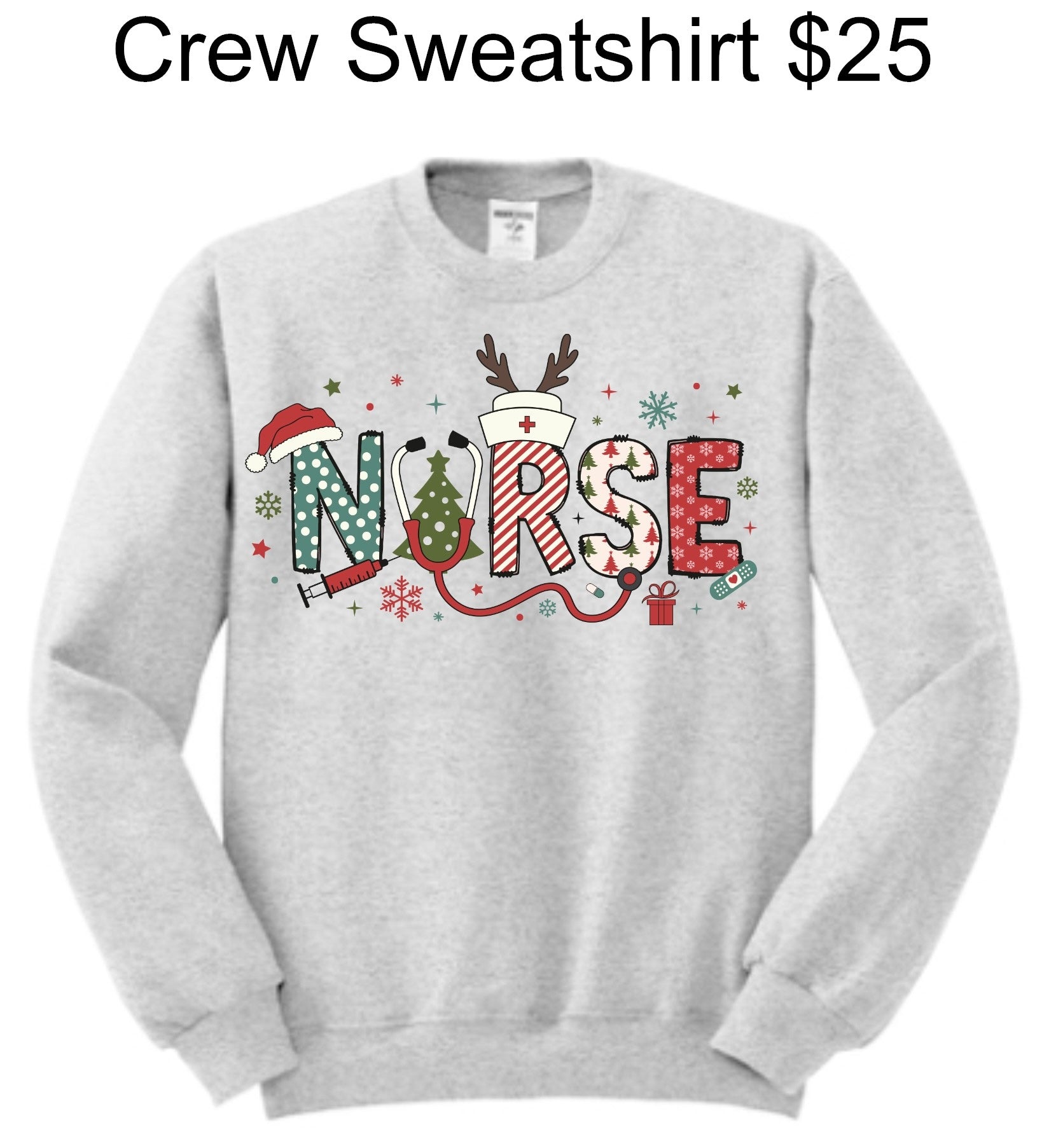 Nurse Christmas Sweatshirt 2025