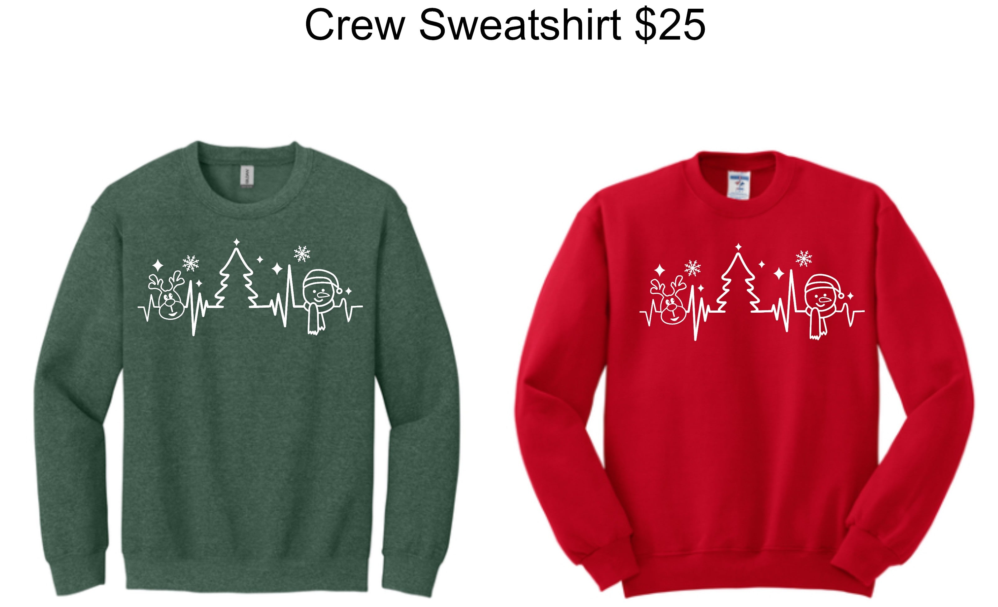 Heartbeat Christmas Sweatshirt