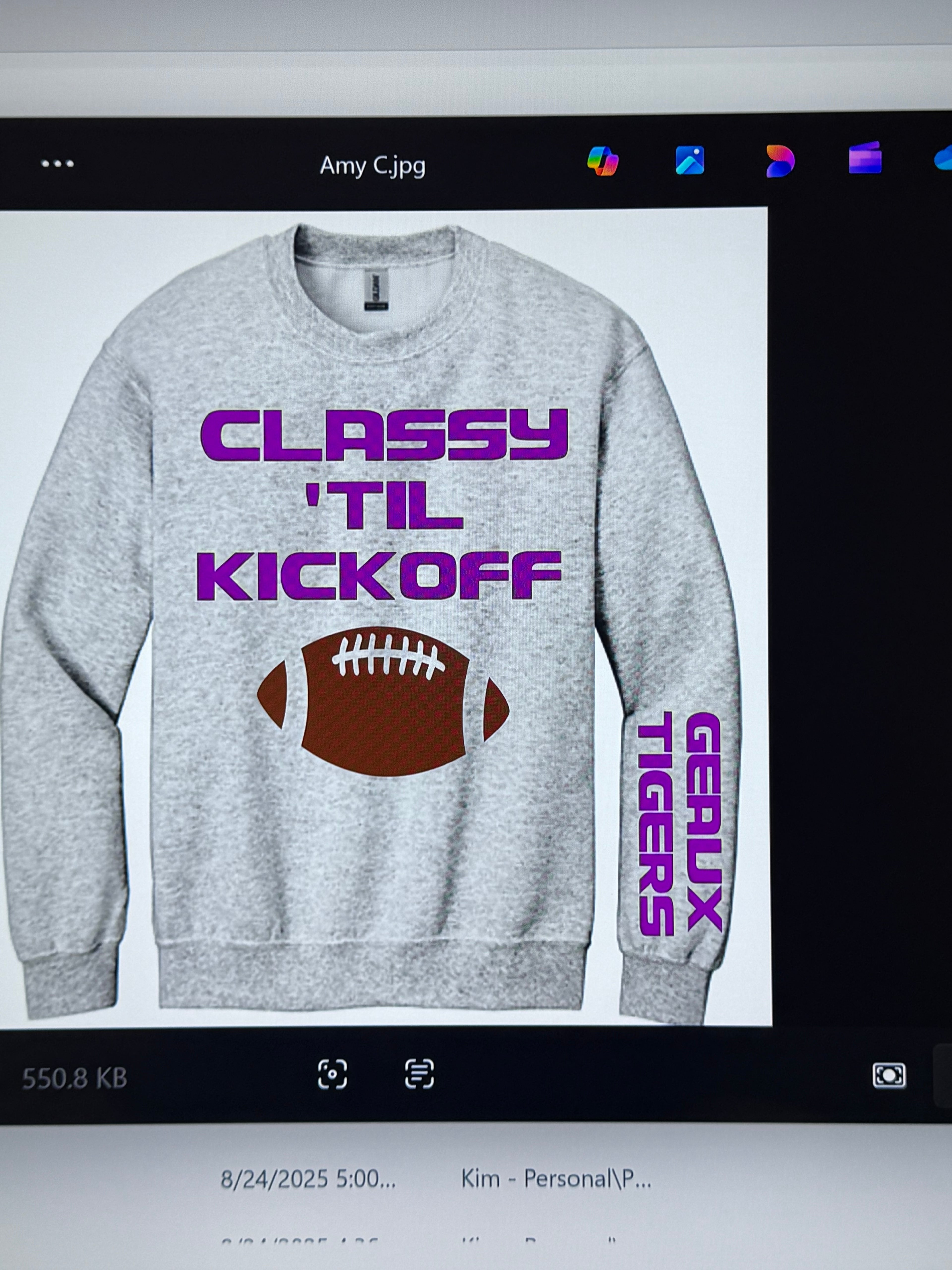 Gildan Ash Sweatshirt