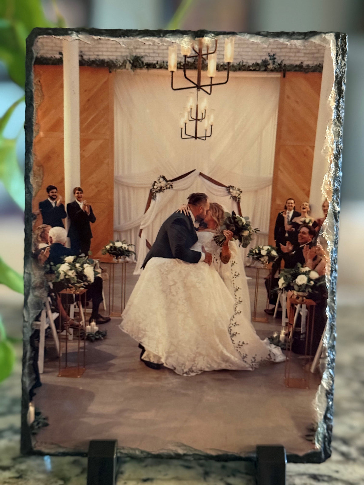 Custom Slate Photo Frame 5x7