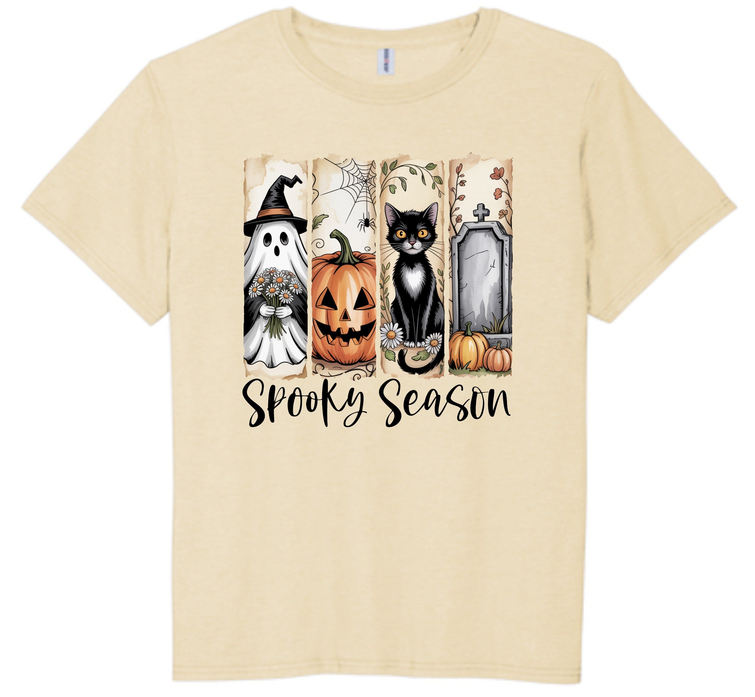Halloween Spooky Season Size 2X-4X Tee