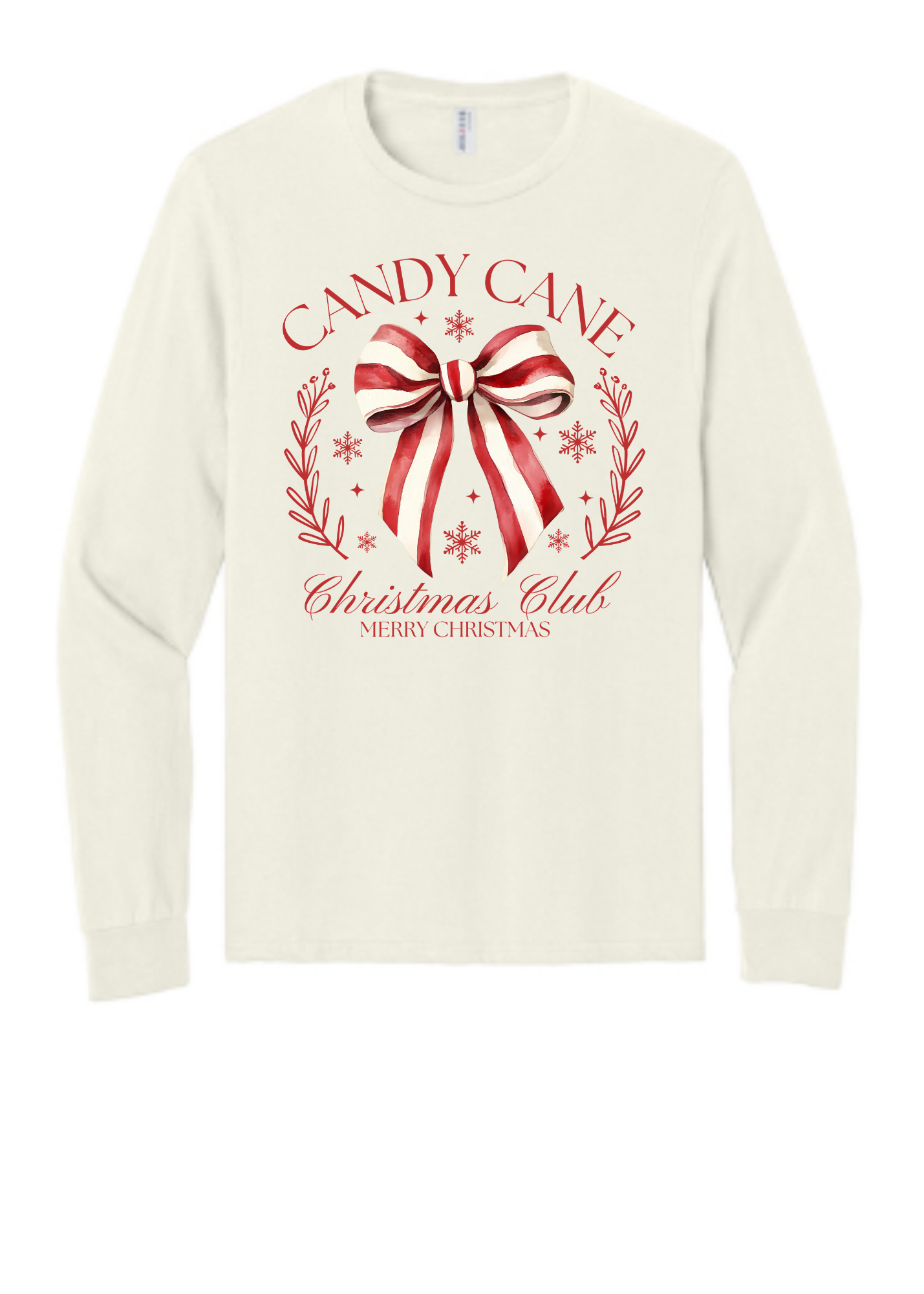 'Merry Christmas Candy Cane Sweatshirt