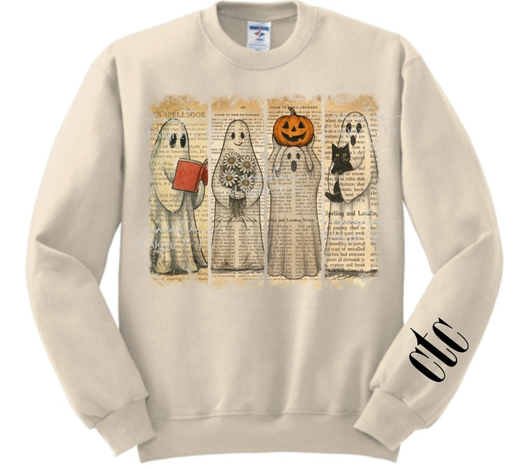 V- Vintage Ghost 2XL-4XL