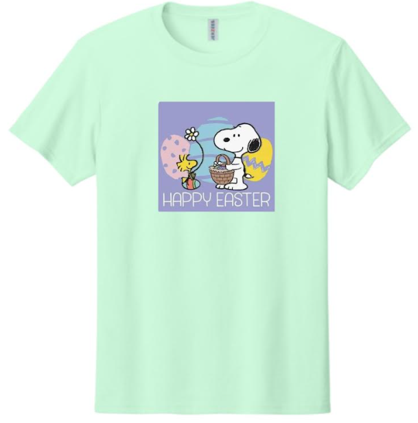Easter Snoopy Short Sleeve T